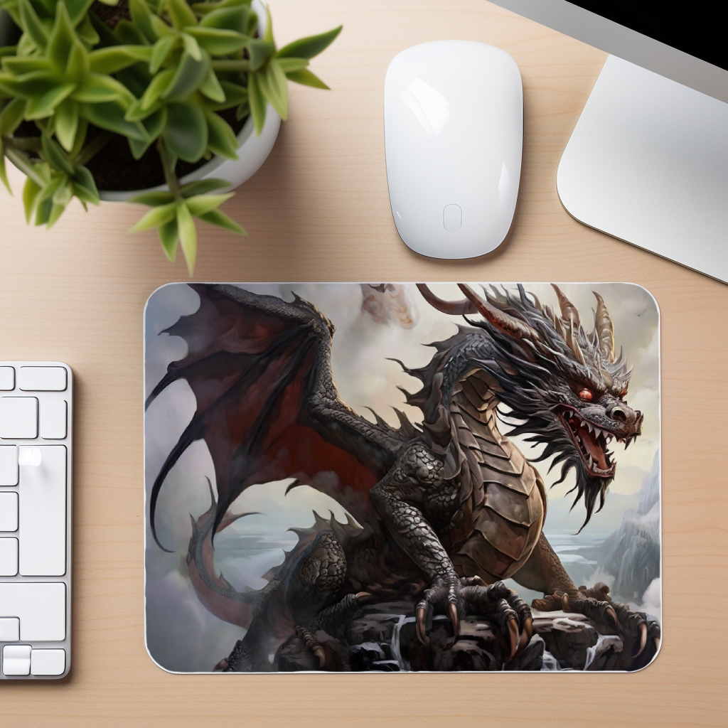 Armored Dragon - Mouse Pad