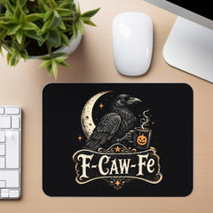 F-Caw-Fe Raven - Mouse Pad in black