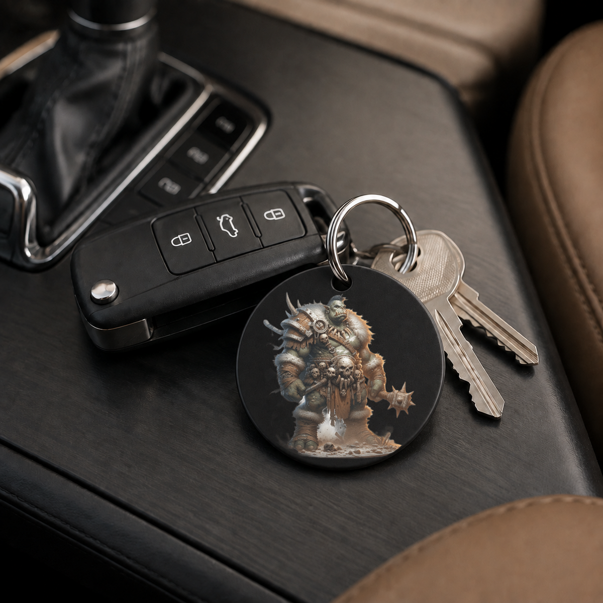 Hero Orc - Hammer Mud - Keychain in black