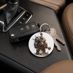 Hero Orc - Hammer Mud - Keychain in white