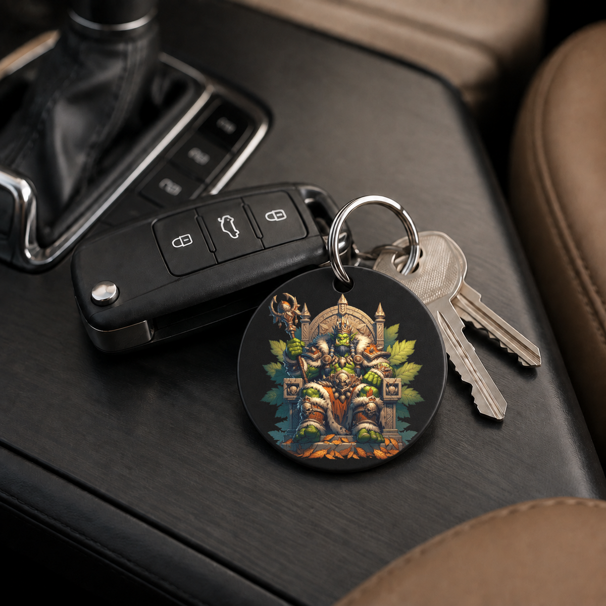 Hero Orc - Onion Basket - Keychain in black