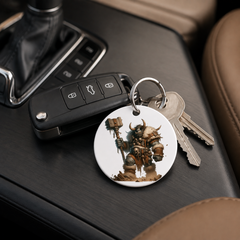 Hero Orc - Throne Skulls - Keychain in white