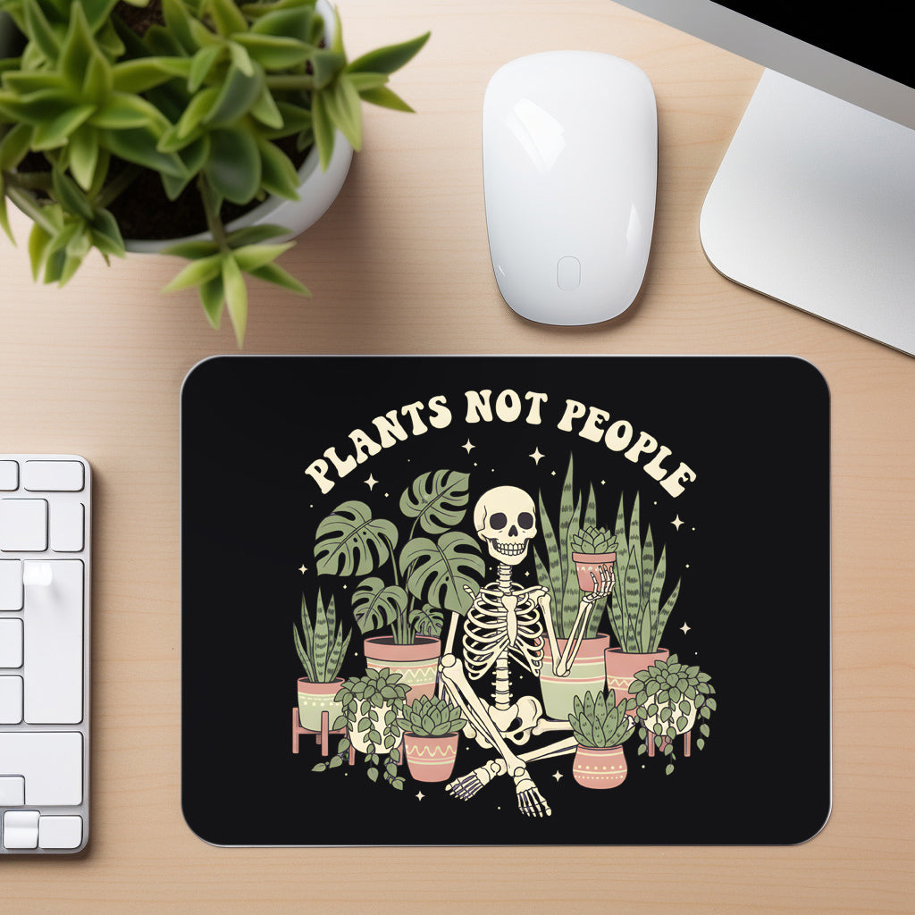 Plants Not People - Mouse Pad in black