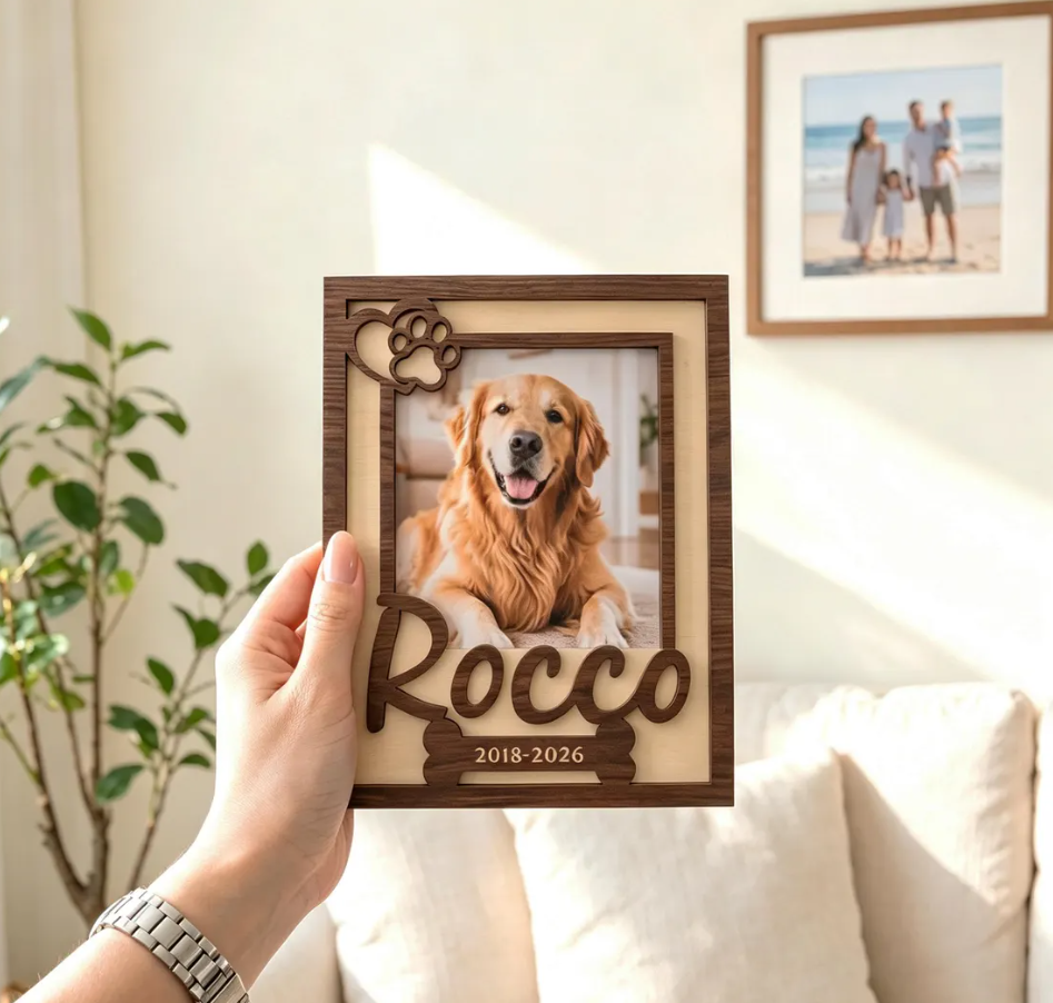 Personalised pet products made by Wolfborn Studio