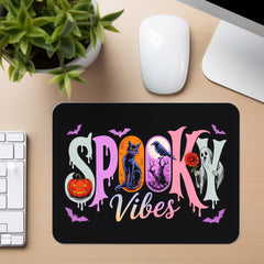 Spooky Vibes Pastel - Mouse Pad in black