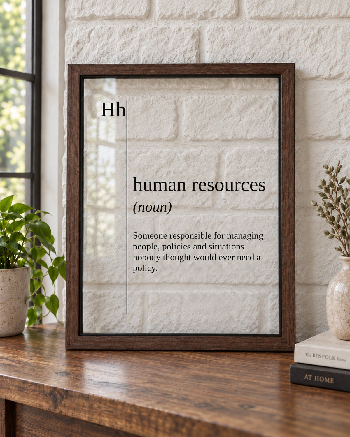 Human Resources Definition Print