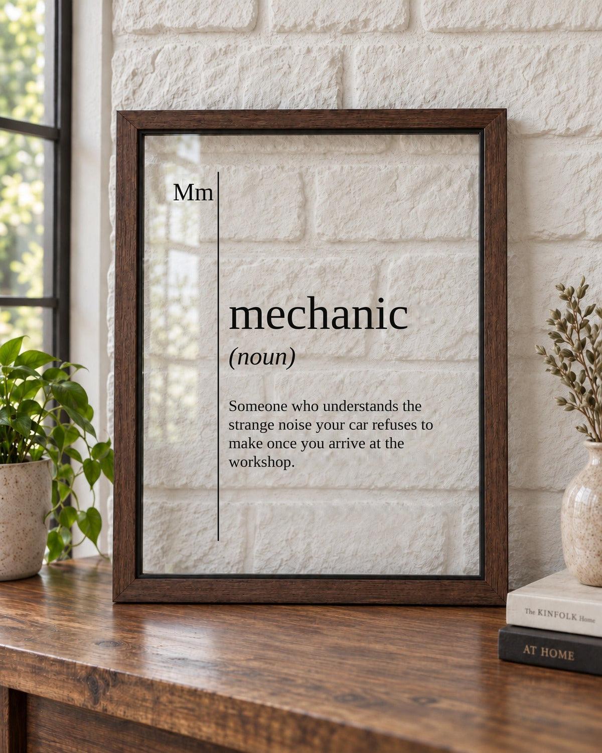 Mechanic Definition Print