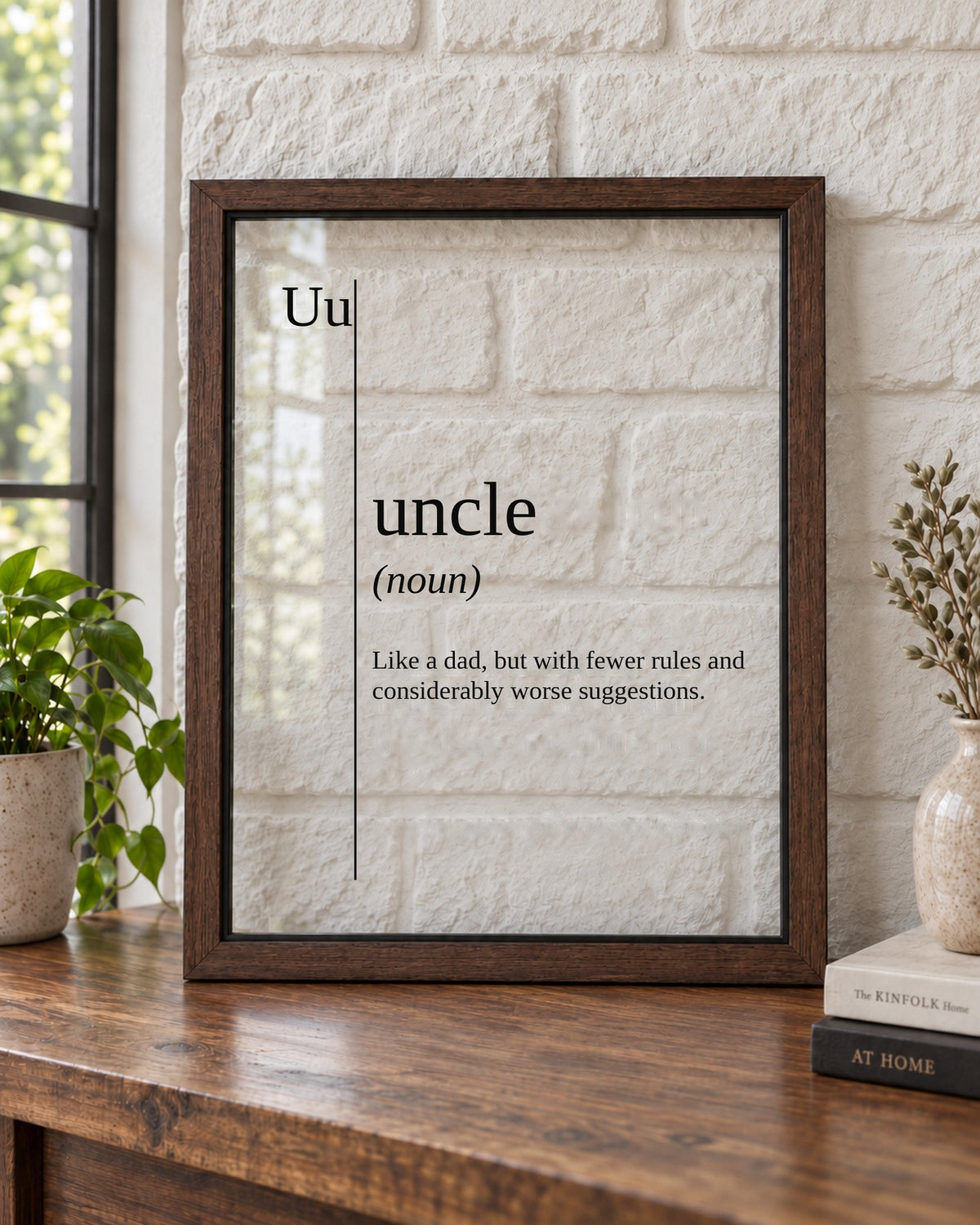Uncle Definition Print