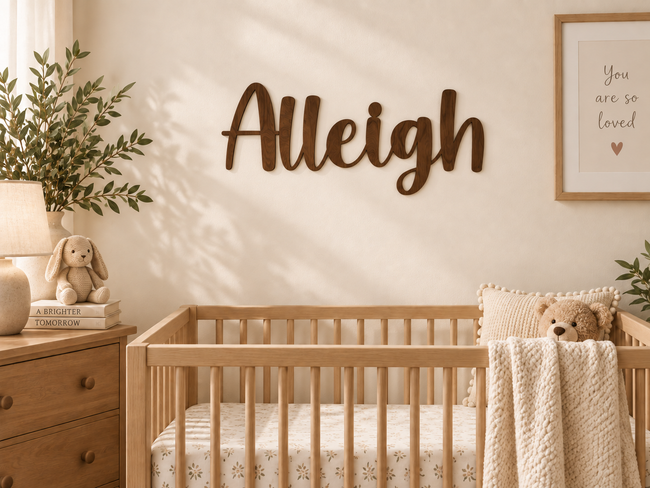 Alleigh — a personalised name in Awesome Snowflake