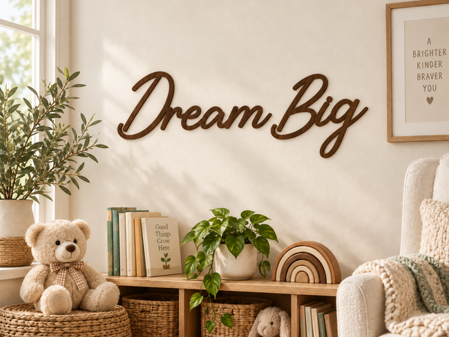Dream Big — two separate words in Bentory Authes