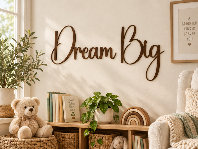 Dream Big — two separate words in Bridger