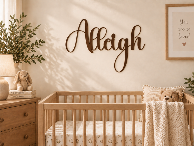 Alleigh — a personalised name in Bubble