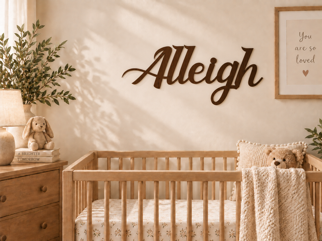 Alleigh — a personalised name in Eaglese Pro