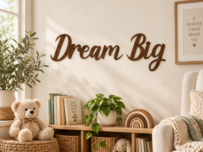 Dream Big — two separate words in Eaglese Pro