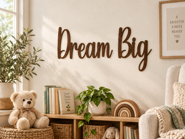 Dream Big — two separate words in Relaytemore