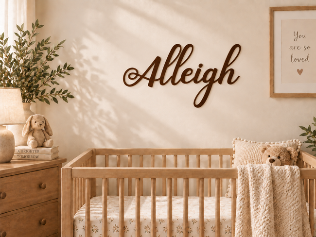 Alleigh — a personalised name in Thunder